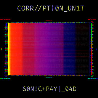 A hexadecimal representation with encoded string in the background